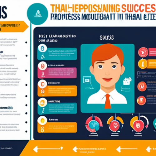 **

Prompt: A vibrant and colorful infographic illustrating key skills for success in the AI era, such as self-learning, adaptability, and AI collaboration. Use Thai design elements and fonts. Include icons representing each skill.

**