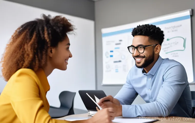 직업 변화에 대한 기업의 책임 - **Prompt**: "A futuristic yet inviting office environment where diverse employees are seamlessly col...