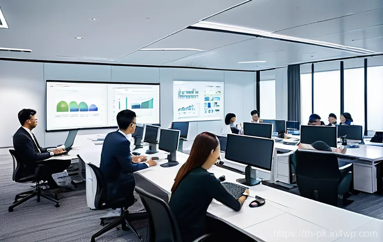 직업 전환을 위한 필수 기술 목록 - **Prompt 1: Digital Transformation in a Modern Thai Workspace**
    A vibrant, wide-angle shot of a ...