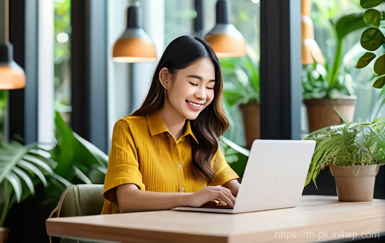 기술 변화가 직장 문화에 미치는 영향 - **Prompt 1: The Flexible Professional's Day in Thailand**
    A young, smiling Thai woman in her lat...